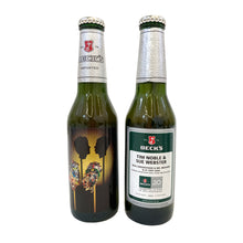 Load image into Gallery viewer, Becks Beer Bottle featuring Miss Understood & Mr Meanor