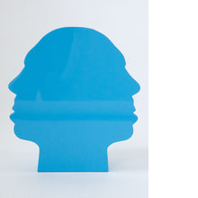 Load image into Gallery viewer, Split Heads (Pink & Blue)