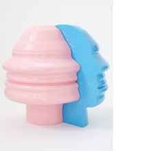Load image into Gallery viewer, Split Heads (Pink & Blue)